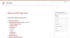 Desktop Screenshot of johnsonlawfirmia.com